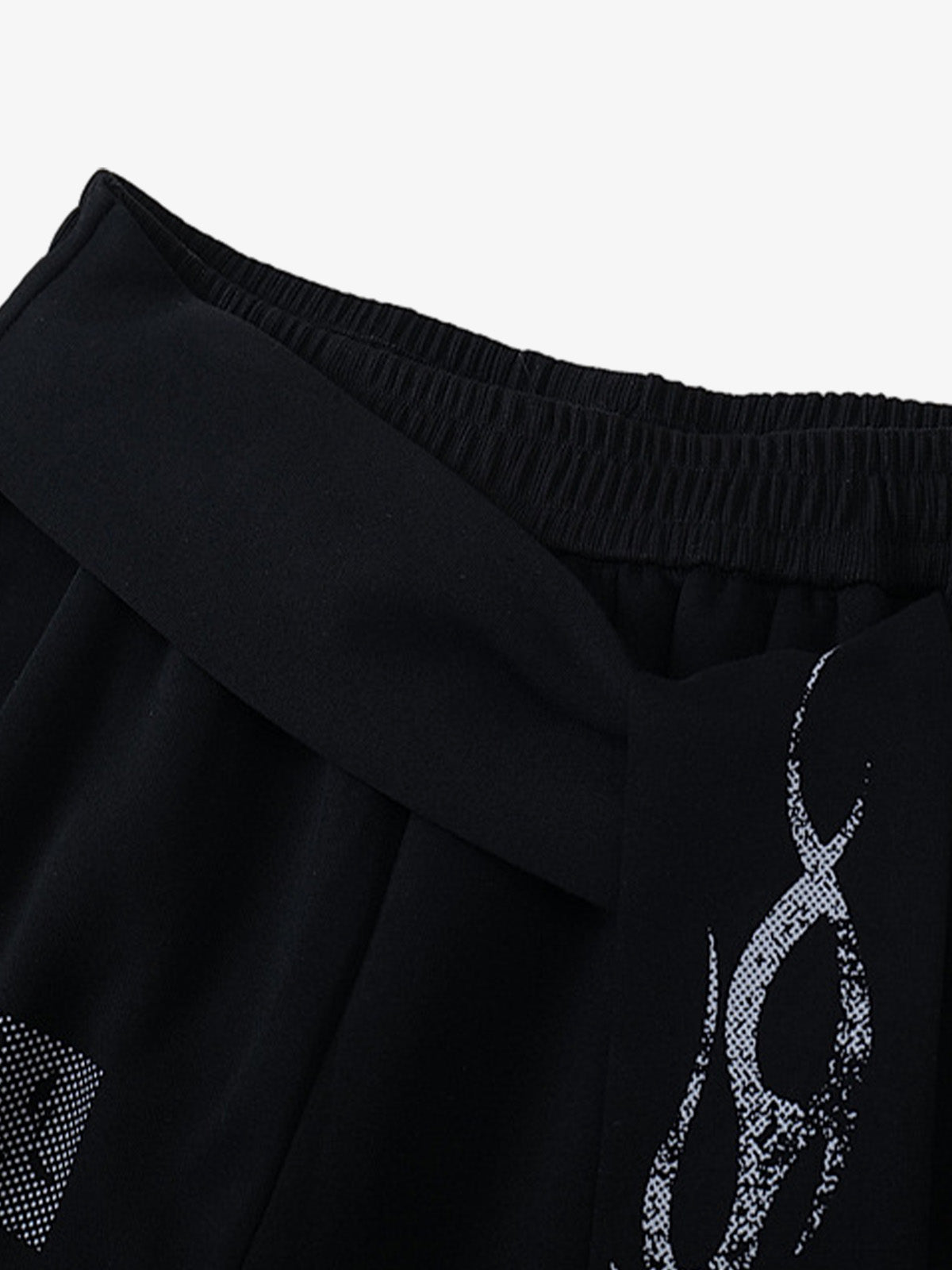 Dark Street Letter Flame Sweatpants - image 3