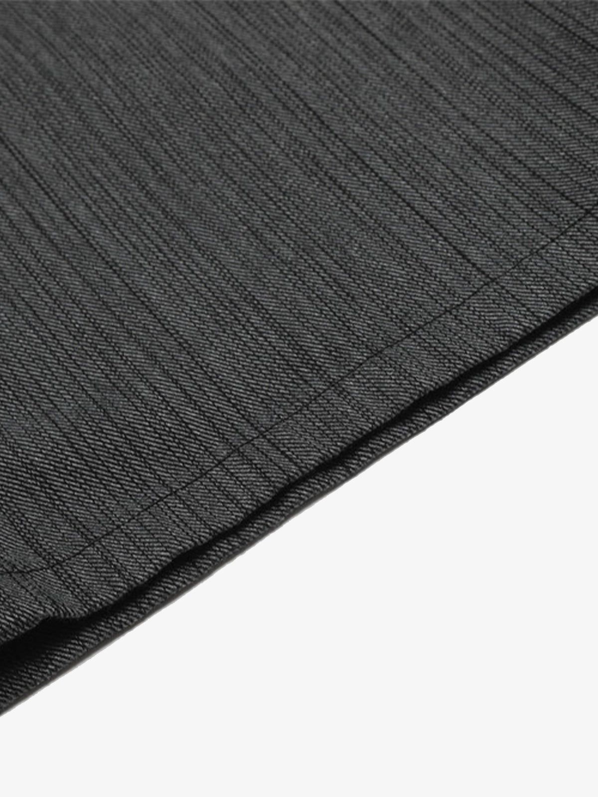 Striped Textured Reverse Pocket Pants - image 6