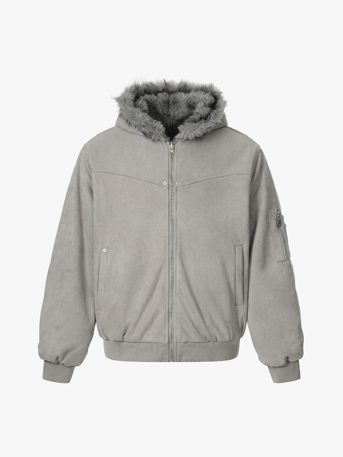 Street Fur Reversible Hooded Jacket