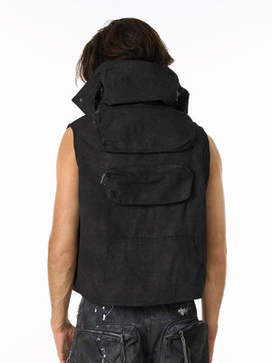 Heavy-Duty Multi-Pocket Multi-Zipper Vest - thumbnail 7
