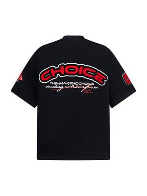 Heavy Embroidery Patch Embroidered T-Shirt - thumbnail 2