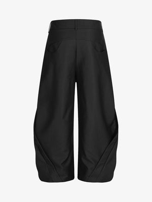 Drape Cleanfit Pleated Barrel Suit Pants - thumbnail 2