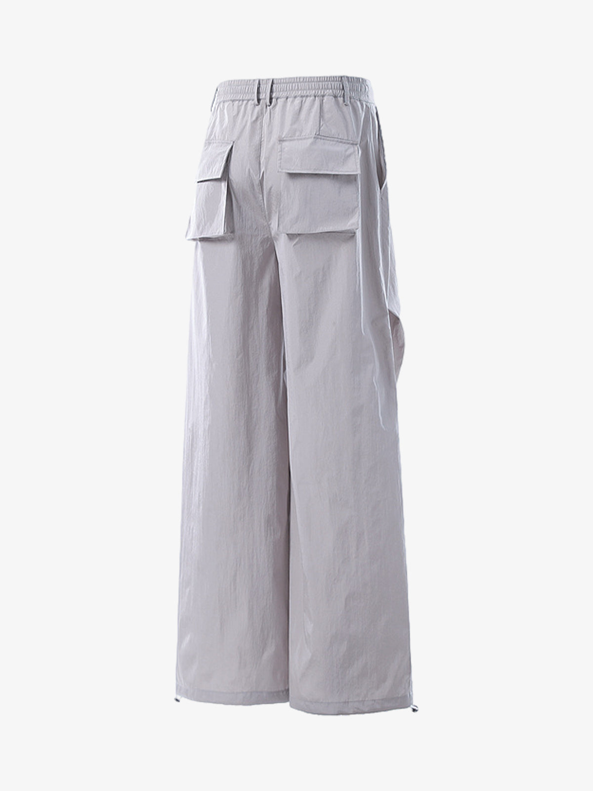 Vintage Drawstring Draped Embroidered Wide Leg Pants - image 15