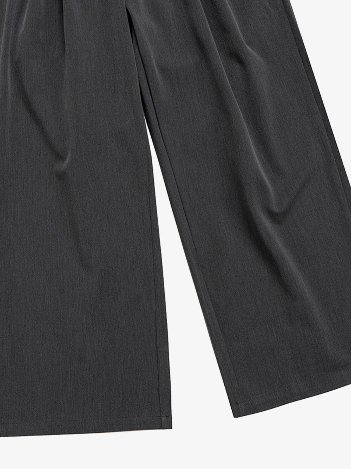 High-Waisted Contrast-Color Patchwork Niche Pants - image 4