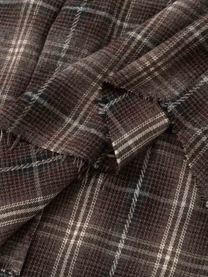 Cotton Street Distressed Plaid Faux Two-Piece Shirt - thumbnail 7