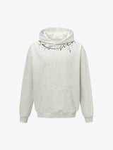 Daisy Embroidery Floral Pattern Heavyweight Hoodie