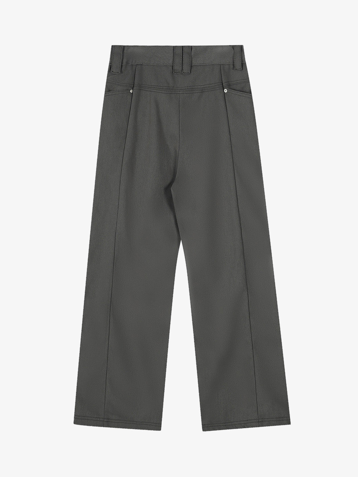 Pleated Deconstructed Tailored Pocket Casual Pants - image 2