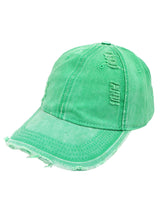 Washed Denim Outdoor Cap Vintage Streetwear Style - 19806