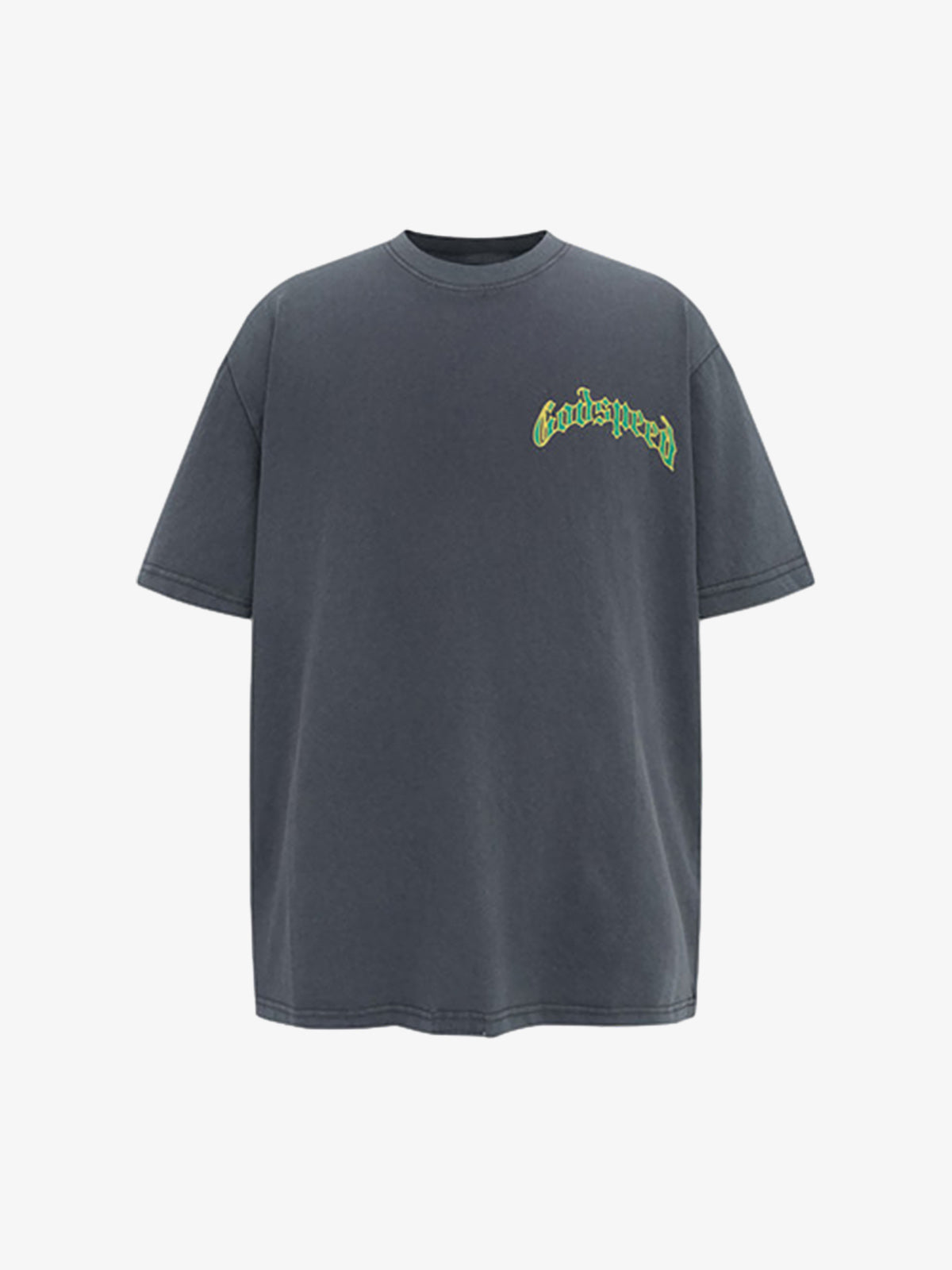 Mask Skull West Coast Hip-Hop Print T-Shirt - image 6