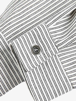Street Dark Print Striped Long Sleeve Shirt - thumbnail 5
