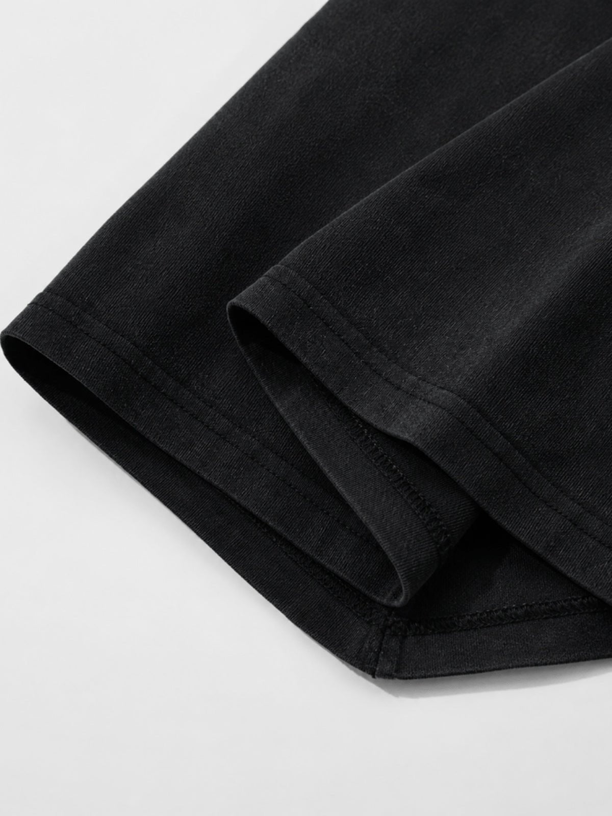Distressed graphic tee – sleeve hem close-up | XoKool