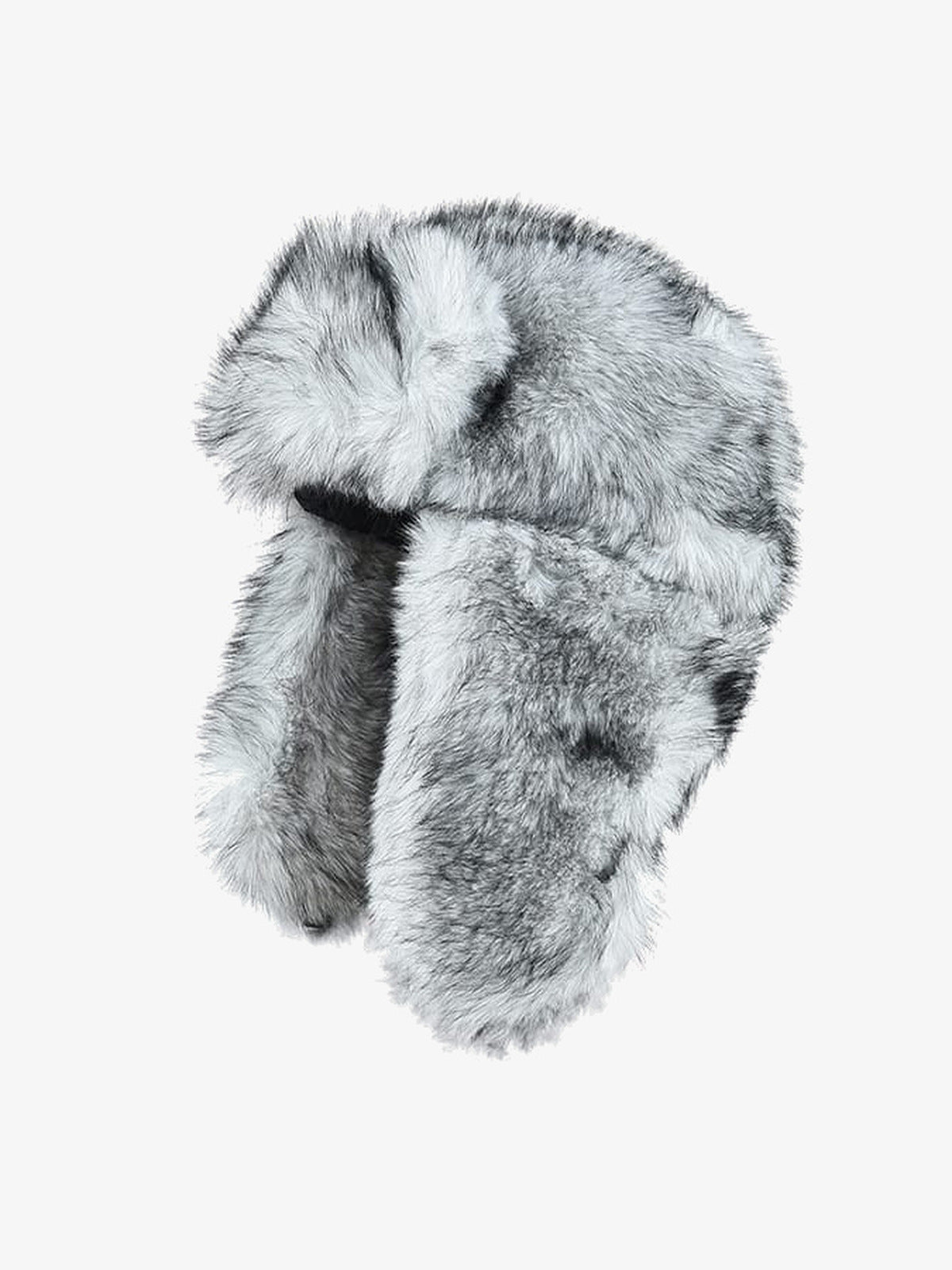 Faux fur ushanka – White, side | XoKool