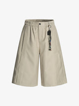 Deconstructed Drop-Effect Casual Jort