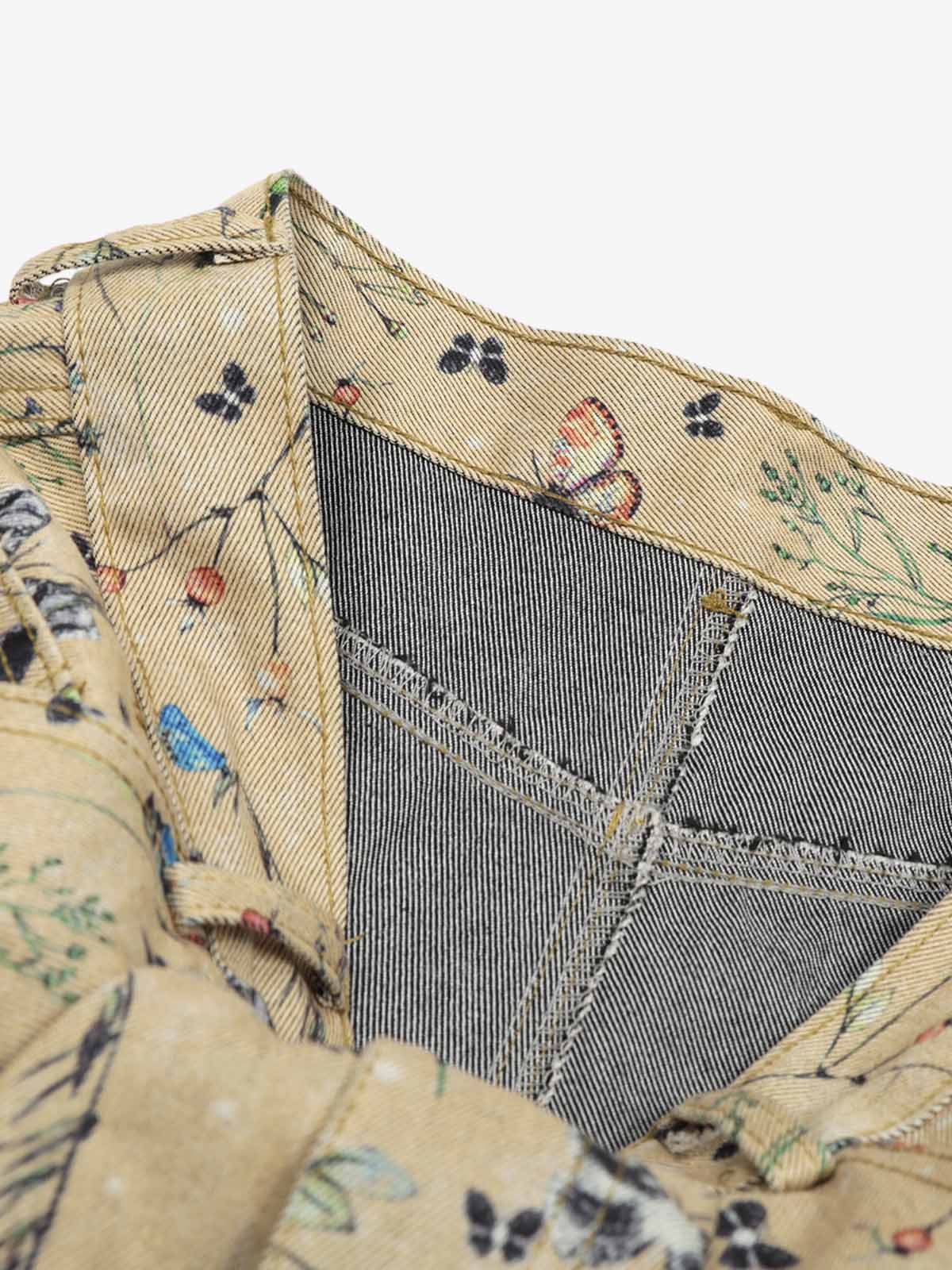 Retro Jacquard Straight-Leg Personalized Work Pants - image 7