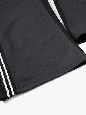 Double Waistband Panel Strap Barrel Pants - thumbnail 8