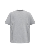 Retro Quilted Design T-shirt