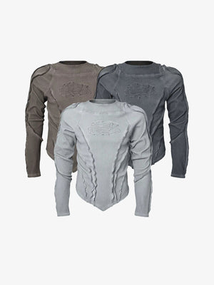 Camiseta de manga larga con paneles – los tres colores juntos | XoKool