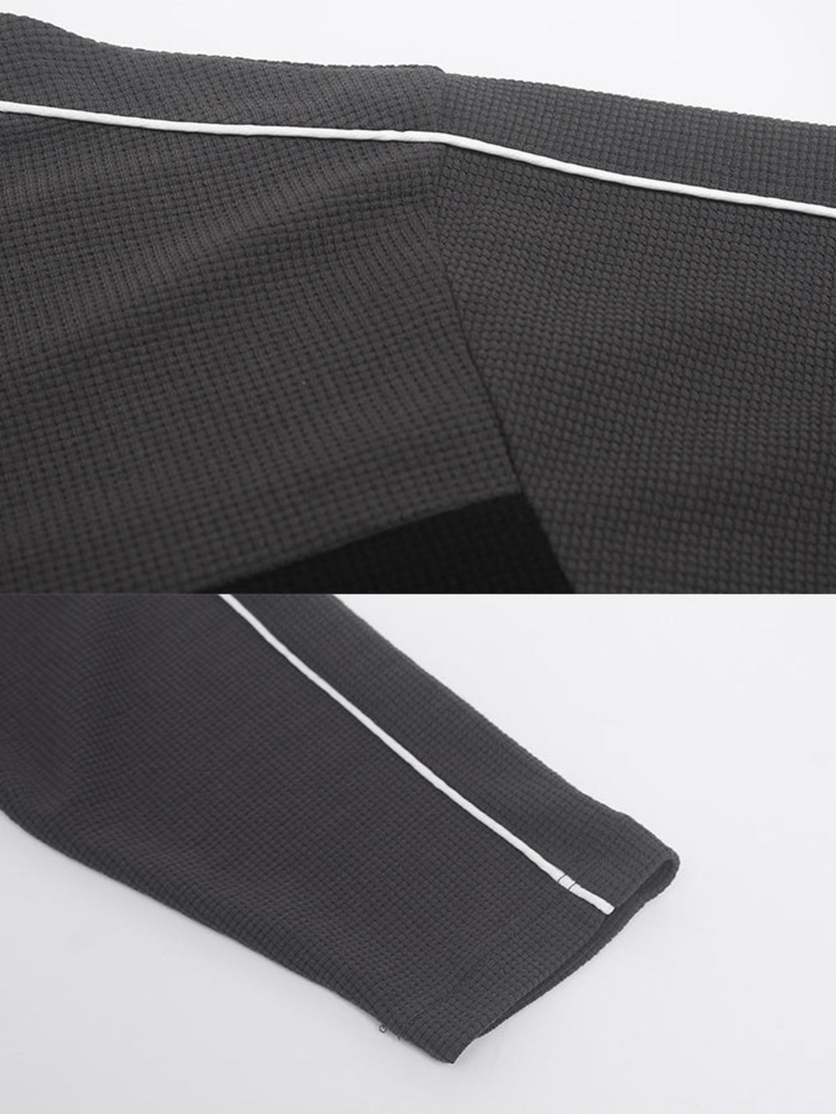 Flame Long Sleeve Shirt – piping and cuff close-up | XoKool