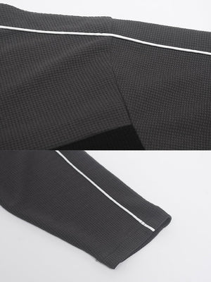 Flame Long Sleeve Shirt – piping and cuff close-up | XoKool