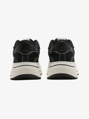 Black canvas sneakers – back view | XoKool