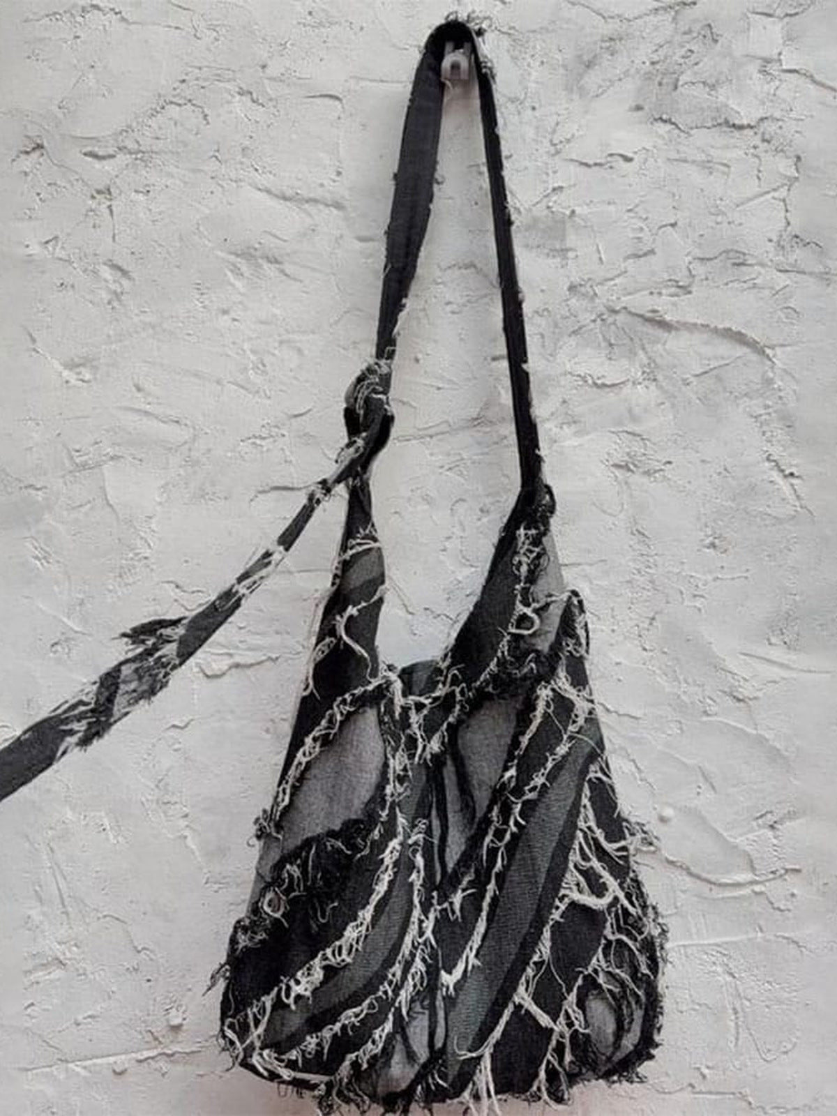 Denim shoulder bag – Bag with long strap, wall | XoKool