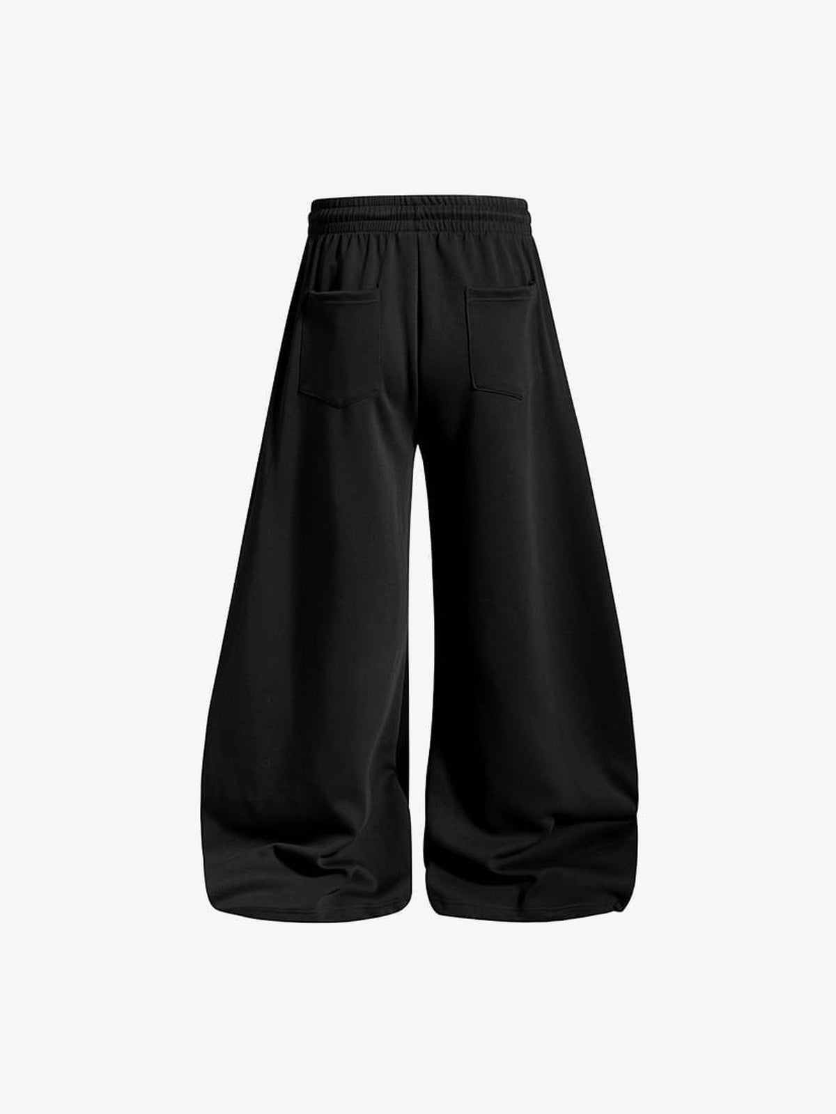 Balloon Jogginghose – Schwarz, Rückseite flach | XoKool
