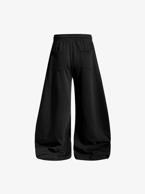 Balloon Jogginghose – Schwarz, Rückseite flach | XoKool