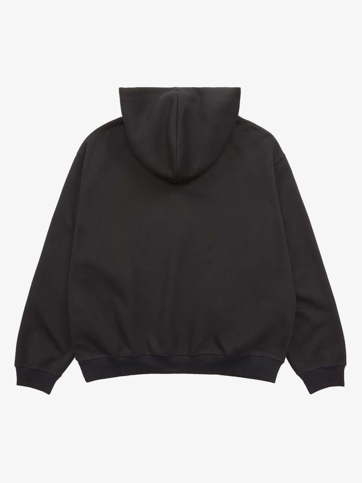Funny Slogan Hoodie with Photo Print – Black, back view | XoKool