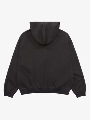 Funny Slogan Hoodie mit Foto-Print – Schwarz, Rückansicht | XoKool