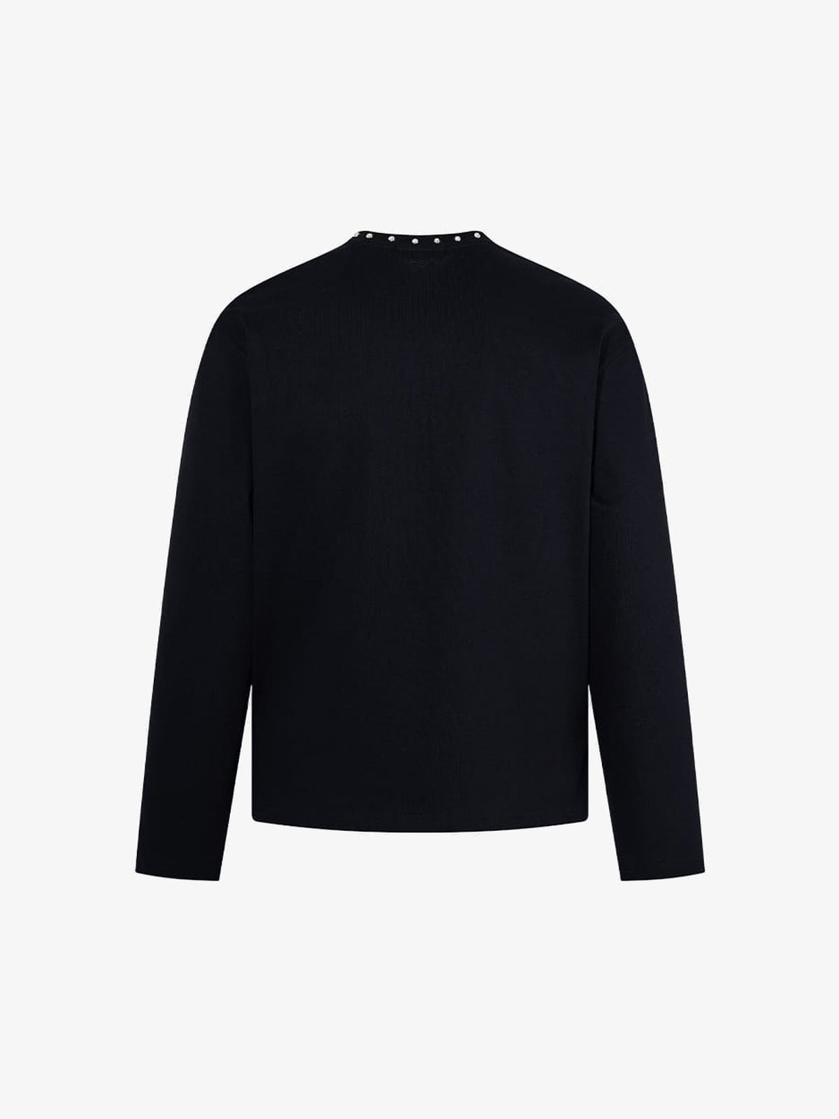 Studded half zip long sleeve – back view | XoKool