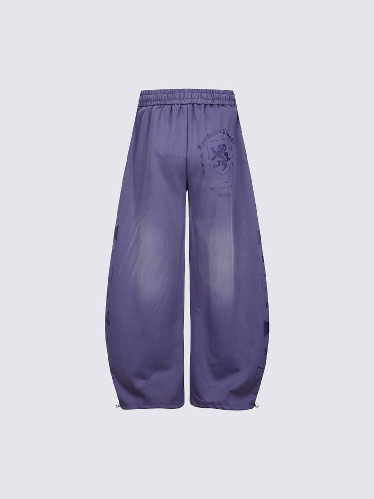 Gothic sweatpants – Purple, back flat | XoKool