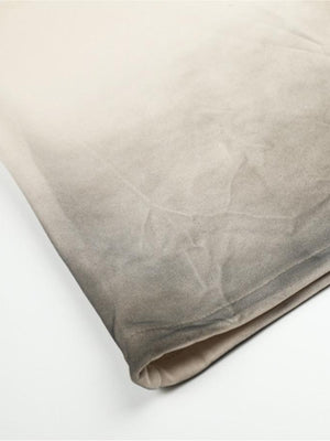Gradient sweatpants – Cream, hem close-up | XoKool