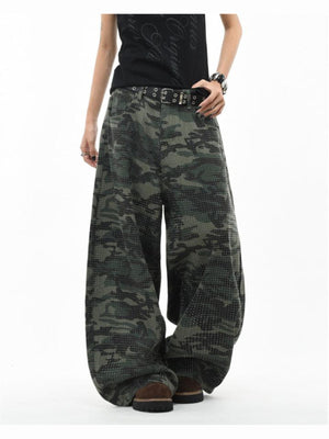 Camo jeans – on model, front | XoKool