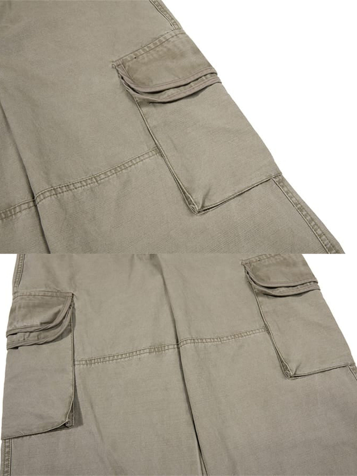 Cargo pants – Olive cargo pocket close-ups | XoKool