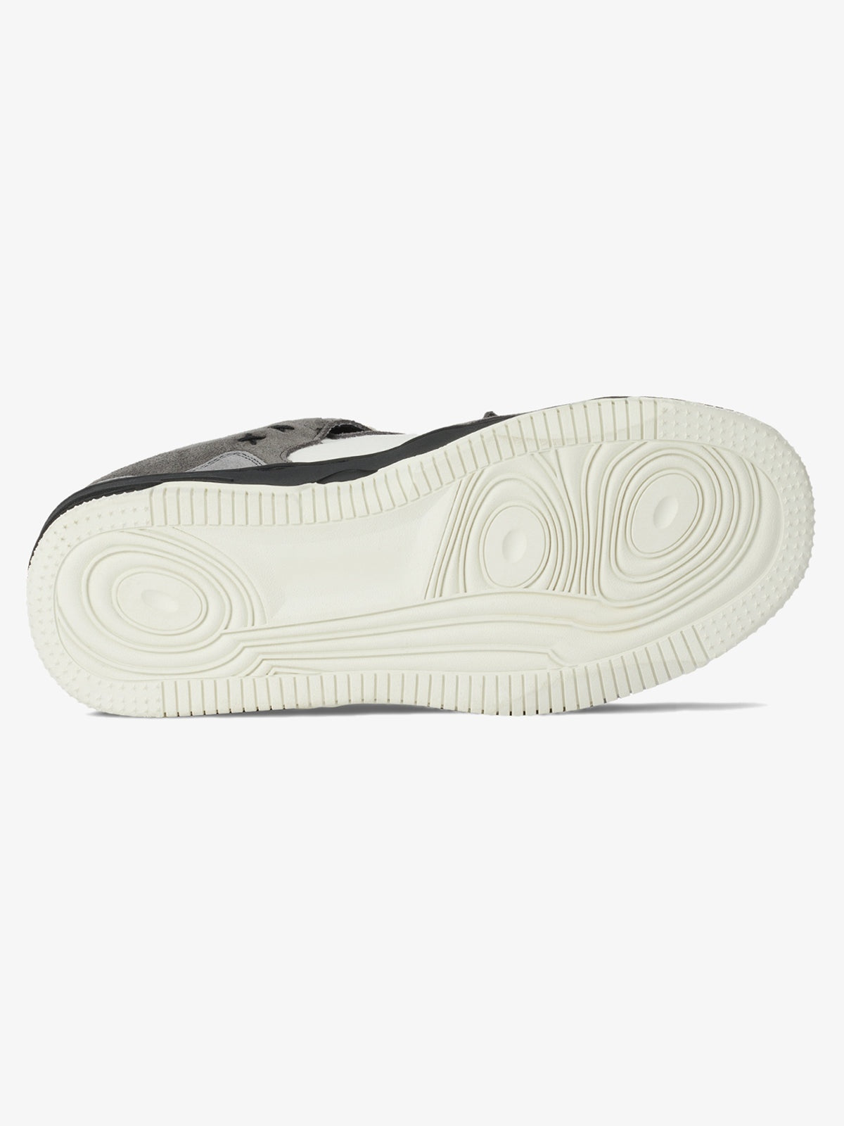 Graue Skate Sneaker – Ansicht der Laufsohle | XoKool