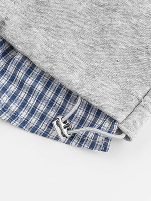Sleeveless layered shirt – drawcord hem close-up | XoKool
