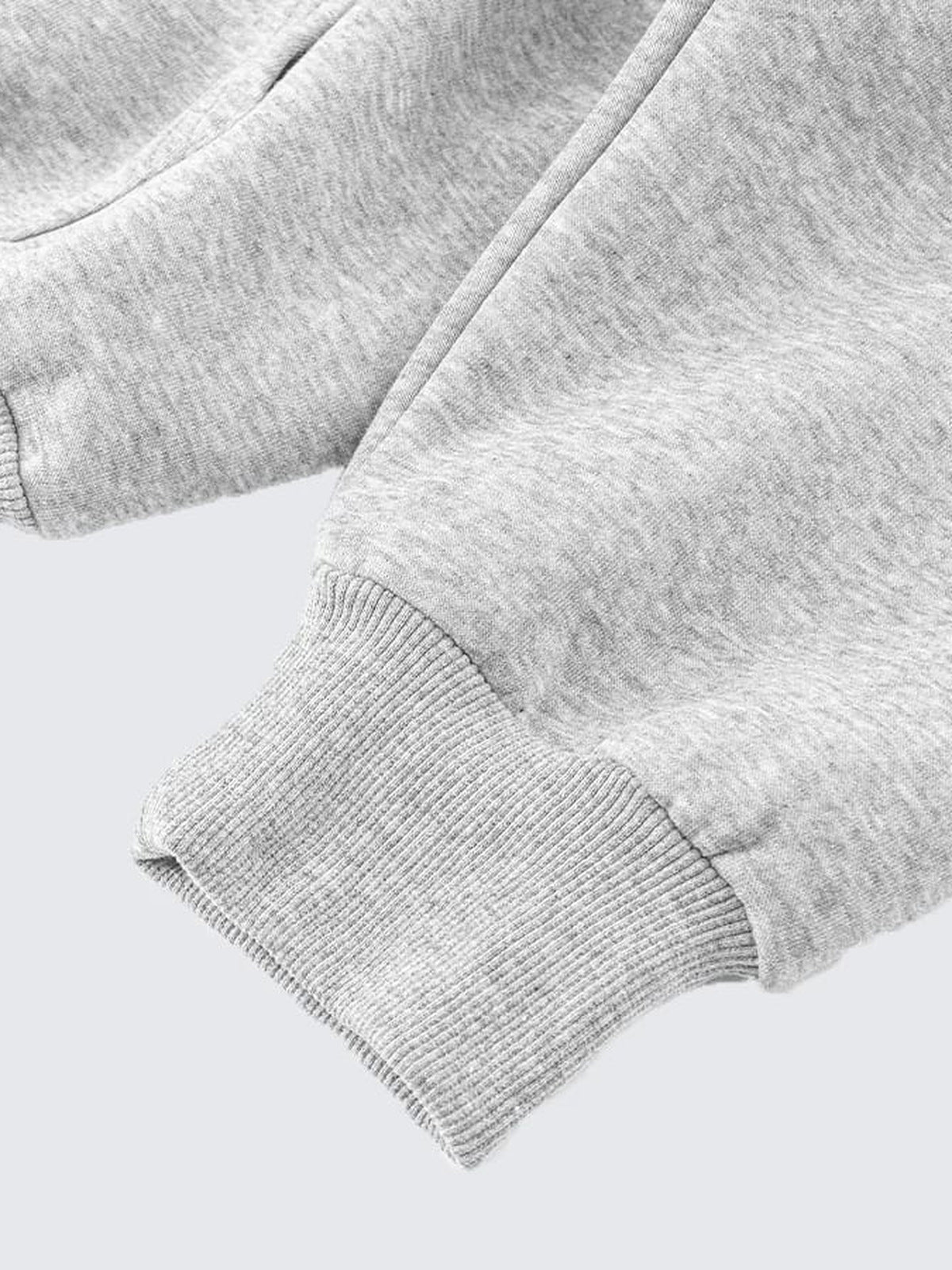 Jogginganzug-Set mit Karo-Kapuze – Nahaufnahme des Bündchens | XoKool