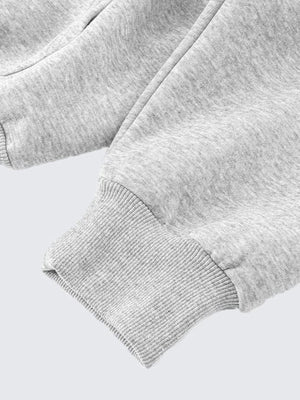Jogginganzug-Set mit Karo-Kapuze – Nahaufnahme des Bündchens | XoKool