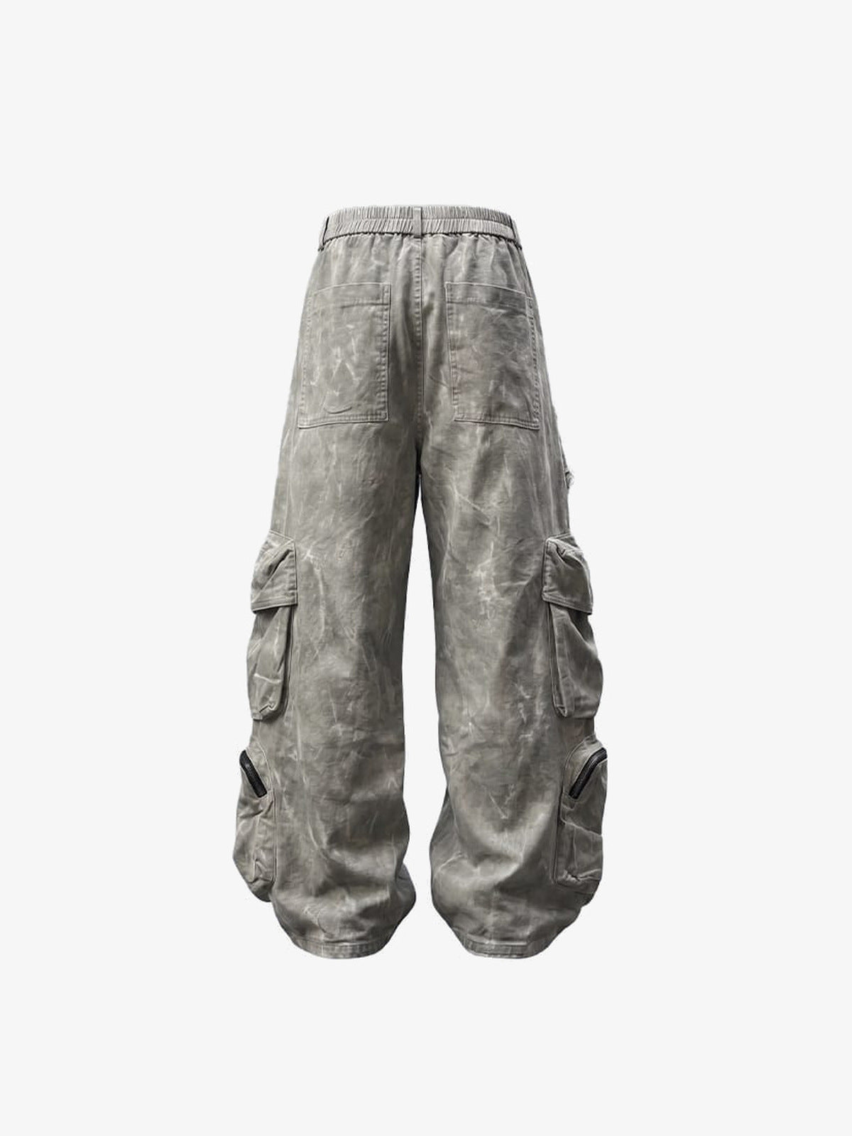 Grunge Cargohose – Hellgrau, Rückansicht | XoKool