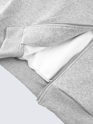 Hoodie bufanda de cuadros – detalle de la abertura del bolsillo | XoKool