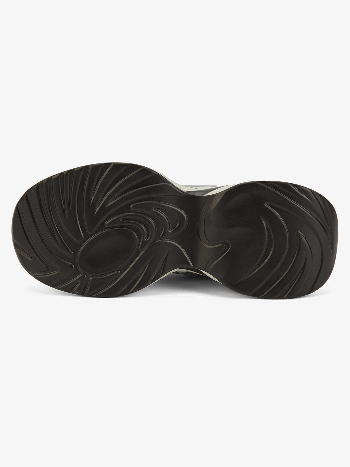Metallic chunky sneakers – outsole view | XoKool