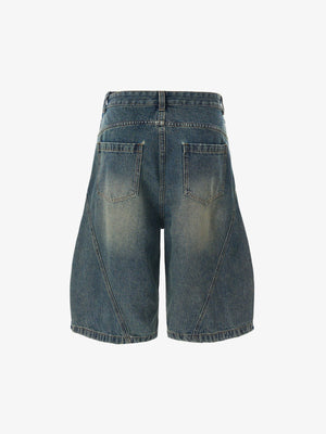 Vintage Wash Barrel Jorts – back view | XoKool