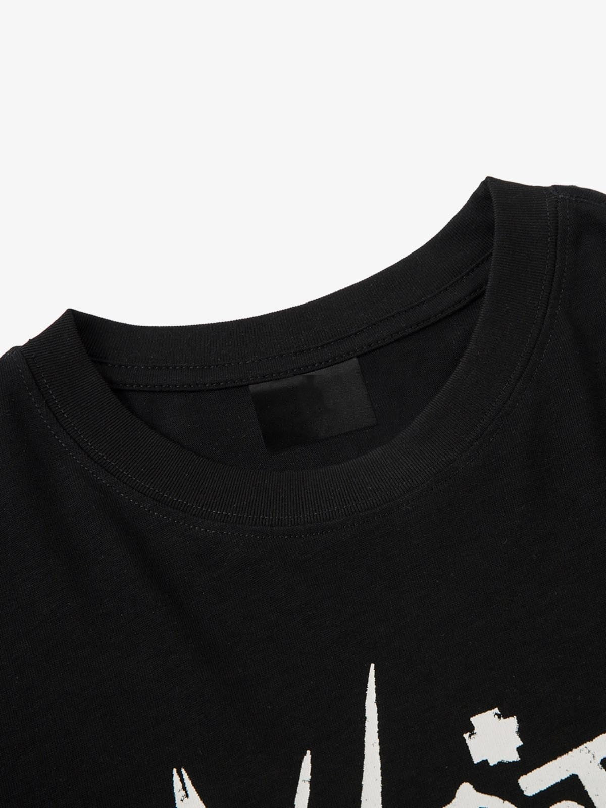 Punk Longsleeve im Layer-Look mit Thermo-Ärmeln – Nahaufnahme | XoKool