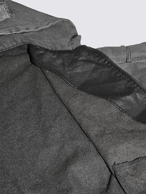 Kapuzenjacke aus Kunstleder – Nahaufnahme der Kapuze von innen | XoKool