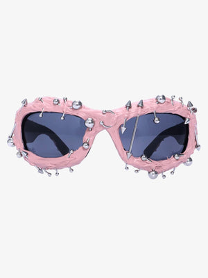 Rivet Punk Style Sunglasses - thumbnail 12