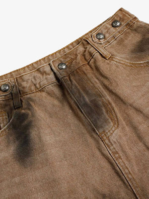 Street Ripped Dirty Dye Jeans - thumbnail 10