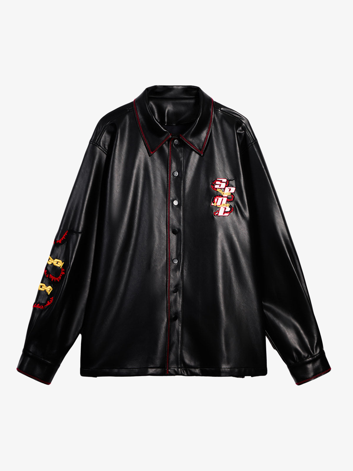 Original Embroidered Leather Shirt