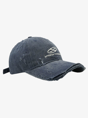Ripped Denim Baseball Cap - thumbnail 10