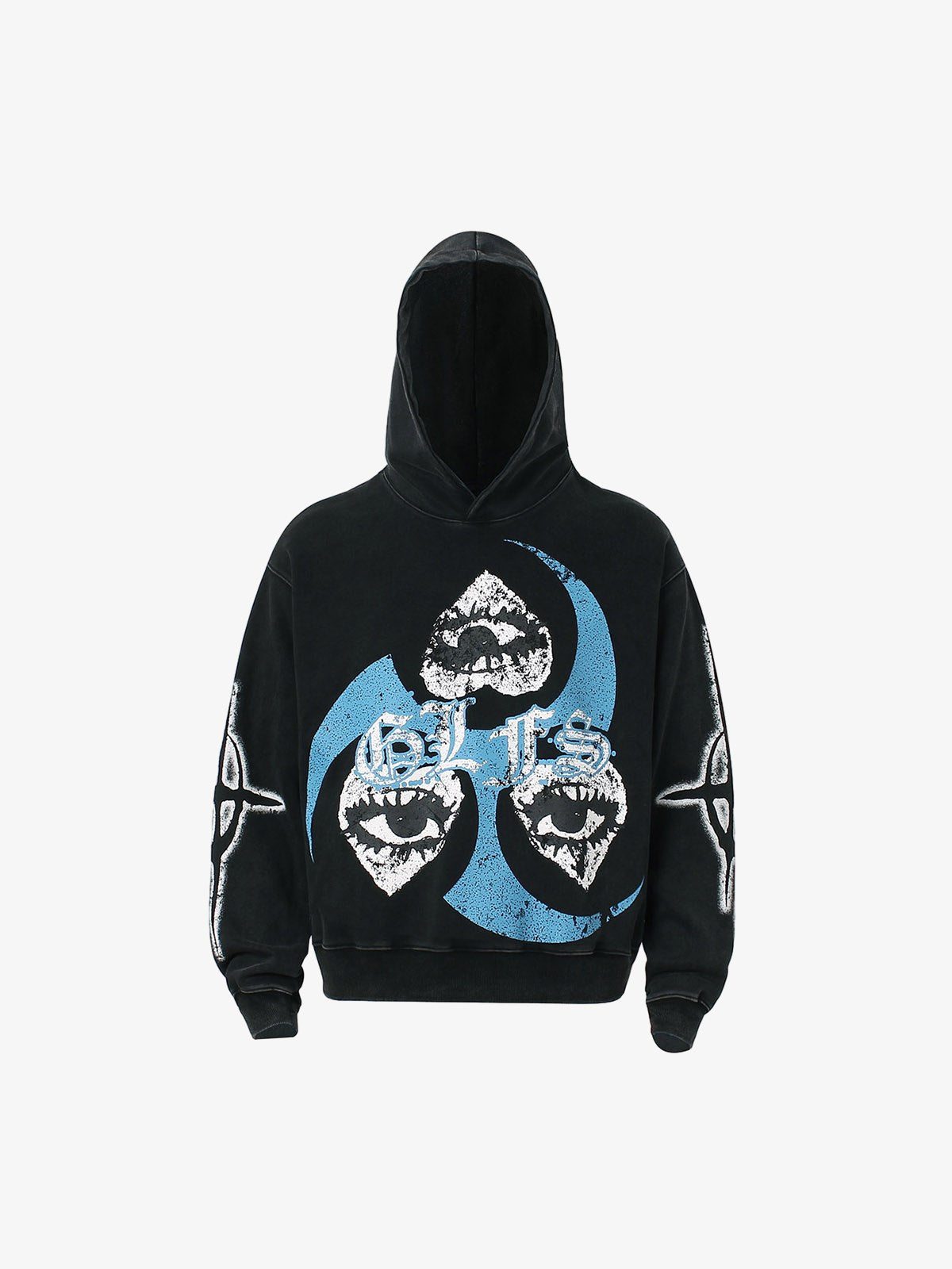 Triple Eye Graphic Hoodies
