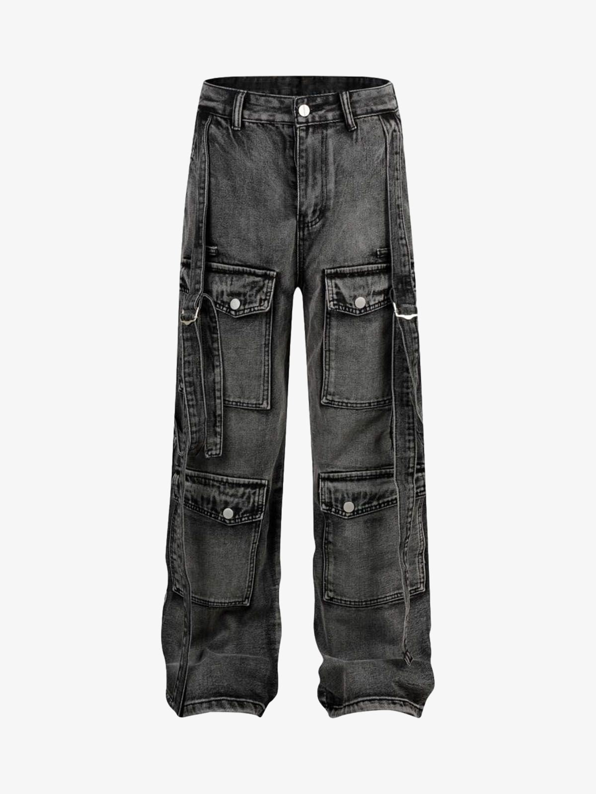 Multi Pocket Cargo Jeans